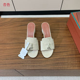 LP HIGH HEELS 25S IN STONE GRAY SUEDE