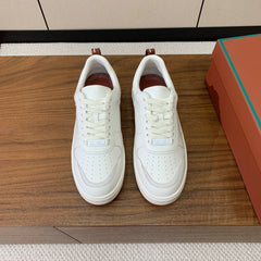 LP SNEAKERS IN WHITE CALFSKIN