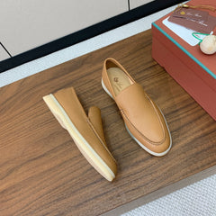 LP LOAFERS 25S IN BROWN LAMBSKIN