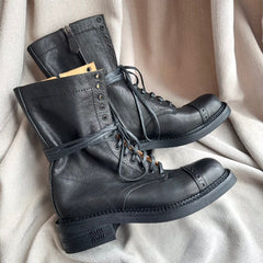 Boots Black Color Calfskin