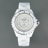 J12 Automatic White Ceramic White Numerals White Dial