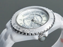 J12 38mm Automatic 20Th Anniversary White Ceramic