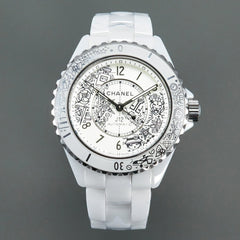 J12 38mm Automatic 20Th Anniversary White Ceramic