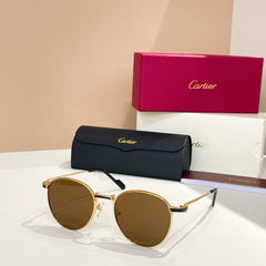 PREMIÈRE ROUND FRAME SUNGLASSES CT0335S IN METAL