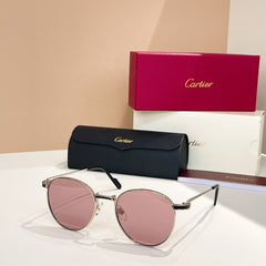 PREMIÈRE ROUND FRAME SUNGLASSES CT0335S IN METAL