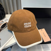 MM BASEBALL CAP IN BURNT ORANGE FABRIC STYLE 5