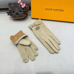 GLOVES IN ECRU BEIGE CASHMERE 460078