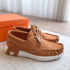 KETCH SNEAKER IN BRONZE BROWN SUEDE
