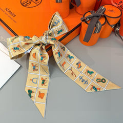 HERMES 25S SCARF 86 IN SILK 853137