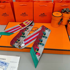 HERMES 25S TWILLY 86 IN SILK 989353