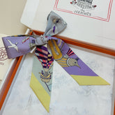 HERMES 25S NECKERCHIEF 86 IN SILK 991549