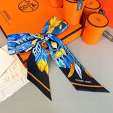 HERMES 25S NECKERCHIEF 86 IN SILK 991554