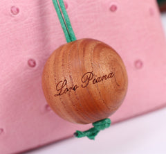 EXTRA POCKET L19 IN BABY PINK OSTRICH LEATHER