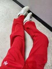 HERMES 25S FLEECE-LINED WIDE-LEG PANTS 441