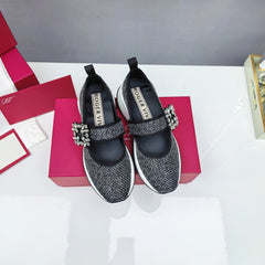 VIV' RUN BABIES SNEAKERS IN BLACK LUREX