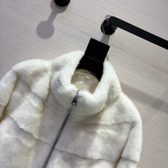 DIOR 25S SHORT VELVET MINK COAT 573