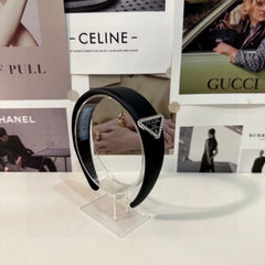 BLACK CALFSKIN HAIRBAND 154897