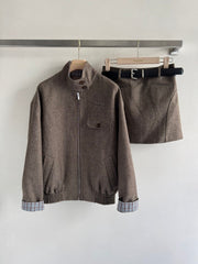 MIUMIU JACKET AND SKIRT SET STYLE 864