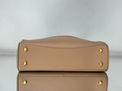 RODEO MEDIUM BAG 35 IN CAMEL BEIGE SMOOTH CALFSKIN GOLD HARDWARE