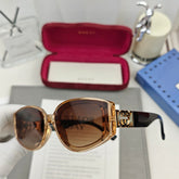 GEOMETRIC FRAME SUNGLASSES 58034 IN ACETATE