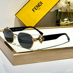 TRAVEL ROUND FRAME SUNGLASSES FE40148l IN METAL AND ACETATE