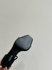 YSL HEELED SANDALS 25S 105 MM IN BLACK LAMBSKIN