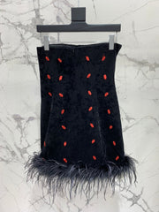 YSL 25S OFF-SHOULDER DRESS STYLE 160