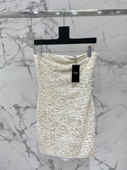 YSL 25S BARE-SHOULDER DRESS STYLE 130