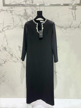 YSL 25S DIAMOND-EMBELLISHED LONG DRESS STYLE 186