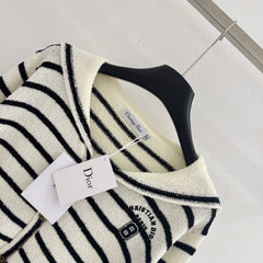 DIOR 25S SAILOR COLLAR CARDIGAN 606