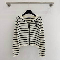 DIOR 25S SAILOR COLLAR CARDIGAN 606
