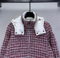 MONCLER 25S PLAID DOWN JACKET 440