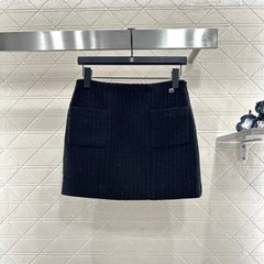 CHANEL 25S TWEED MINI SKIRT 303