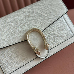 GUCCI 25S DIONYSUS WALLET ON CHAIN 20 IN IVORY CALFSKIN