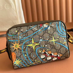GUCCI 25S SHOULDER BAG 18 CM IN MULTICOLOR CALFSKIN