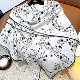 CHANEL 25S SCARF 140 CM IN CASHMERE SILK 943919