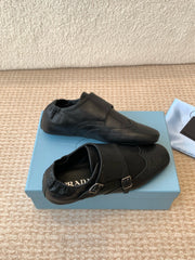 MONK STRAP IN BLACK CALFSKIN