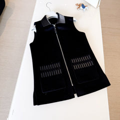 HERMES 25S SLEEVELESS VEST JACKET 476