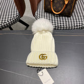 BEANIE HAT IN WHITE WOOL 403393
