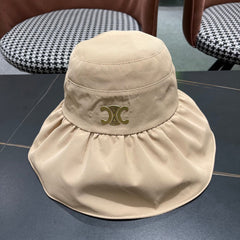 CELINE 25S BUCKET HAT 734982 IN BEIGE