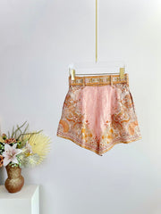 ZIMMERMANN PLEATED SHORTS 270176