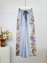 ZIMMERMANN WIDE-LEG PANTS WITH WAIST TIE 270125