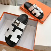 CHYPRE SANDAL IN WHITE CALFSKIN
