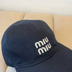 MM BASEBALL CAP IN NAVY BLUE KHAKI FABRIC STYLE 5
