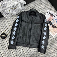 DIOR 25S STAND COLLAR SHEEPSKIN JACKET 845