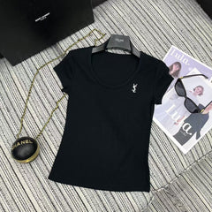 YSL T- Shirt Black 228403