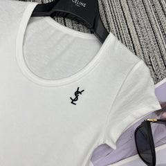YSL T- Shirt White 228404