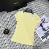 YSL T- Shirt Yellow Pastel 228405