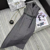 DIOR 25S LONG DOUBLE-BREASTED BLAZER DRESS 800