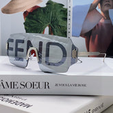 ANGULAR VISOR SUNGLASSES 575795 IN METAL